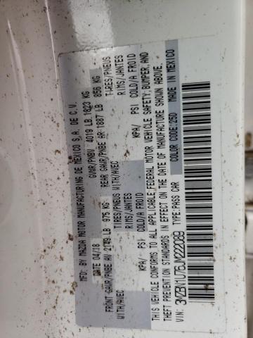 Photo 10 from auction – 2018 MAZDA 3 SPORT with VIN 3MZBN1U76JM222089