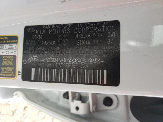 Photo 10 from auction – 2015 KIA OPTIMA LX with VIN KNAGM4A71F5546708
