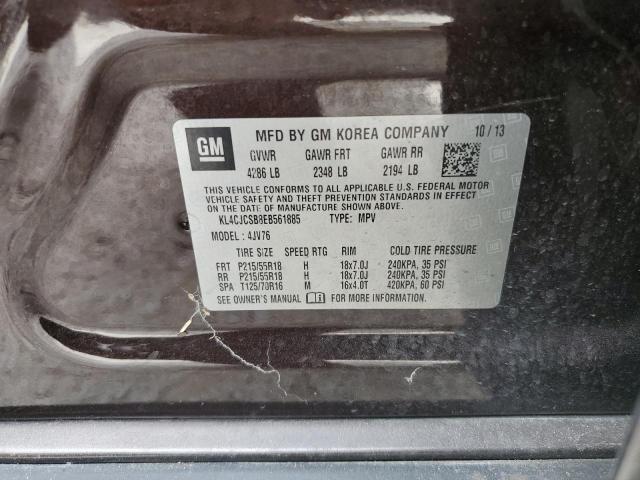 Photo 10 from auction – 2014 BUICK ENCORE with VIN KL4CJCSB8EB561885