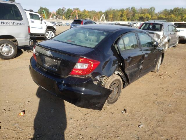 Photo 4 from auction – 2012 HONDA CIVIC LX with VIN 19XFB2F50CE335421
