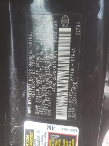 Photo 10 from auction – 2011 TOYOTA CAMRY BASE with VIN 4T1BF3EK5BU202861