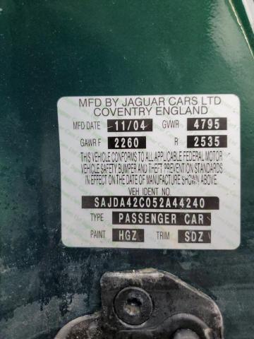 Photo 10 from auction – 2005 JAGUAR XK8 with VIN SAJDA42C052A44240