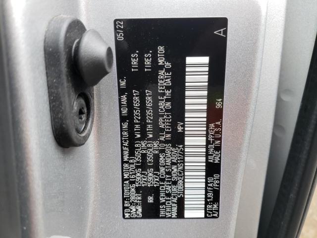 Photo 10 from auction – 2022 TOYOTA SIENNA LE with VIN 5TDBRKEC7NS117754