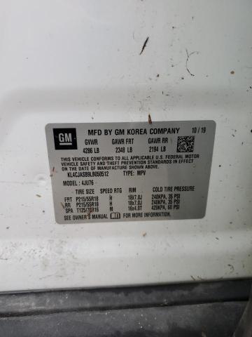 Photo 10 from auction – 2020 BUICK ENCORE PRE with VIN KL4CJASB9LB050512