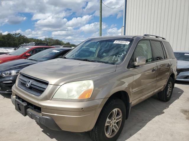 Photo 2 from auction – 2005 HONDA PILOT EXL with VIN 5FNYF18555B009535