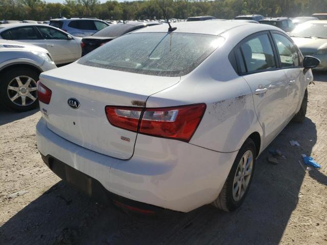 Photo 4 from auction – 2013 KIA RIO LX with VIN KNADM4A35D6230607