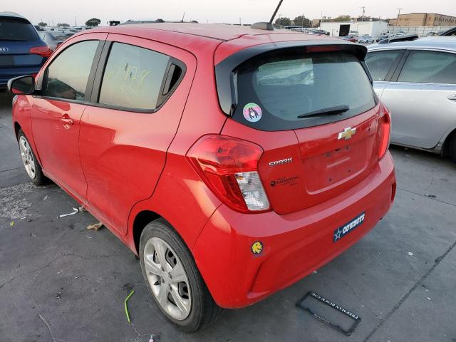 Photo 3 from auction – 2020 CHEVROLET SPARK LS with VIN KL8CB6SA0LC475126