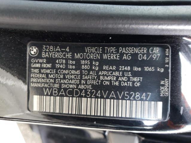 Photo 10 from auction – 1997 BMW 328 I AUTO with VIN WBACD4324VAV52847