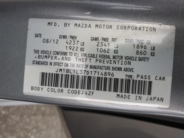 Photo 10 from auction – 2013 MAZDA SPEED 3 with VIN JM1BL1L37D1714896