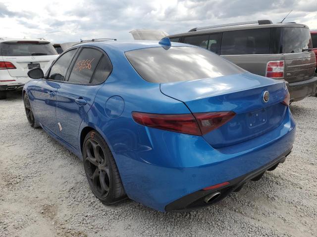 Photo 3 from auction – 2018 ALFA ROMEO GIULIA TI with VIN ZARFAECN2J7581012
