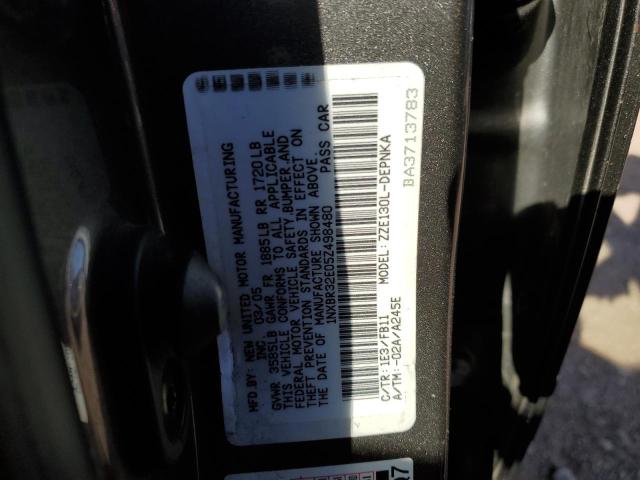 Photo 10 from auction – 2005 TOYOTA COROLLA CE with VIN 1NXBR32E05Z498480