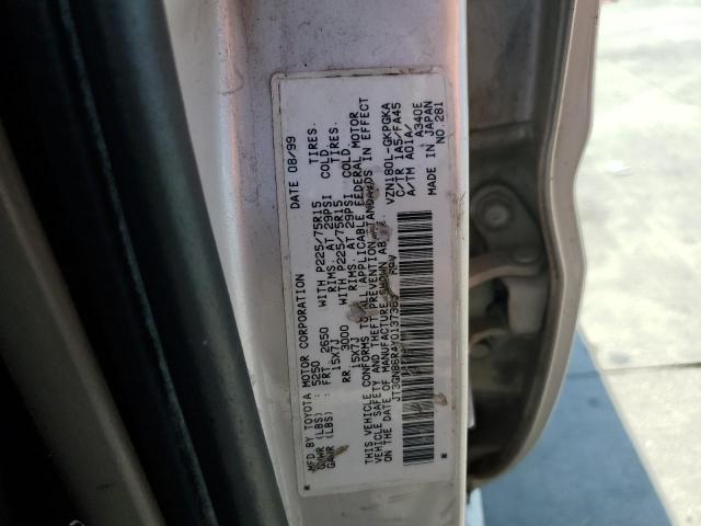 Photo 10 from auction – 2000 TOYOTA 4RUNNER SR with VIN JT3GN86R4Y0137365