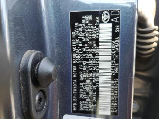 Photo 10 from auction – 2015 TOYOTA COROLLA L with VIN 2T1BURHE3FC401087