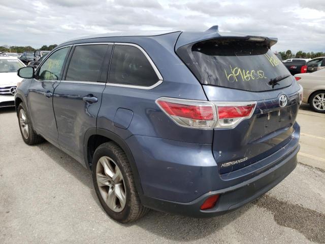 Photo 3 from auction – 2016 TOYOTA HIGHLANDER with VIN 5TDYKRFH1GS124610