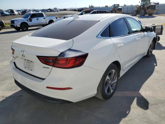 Photo 4 from auction – 2019 HONDA INSIGHT EX with VIN 19XZE4F5XKE027641