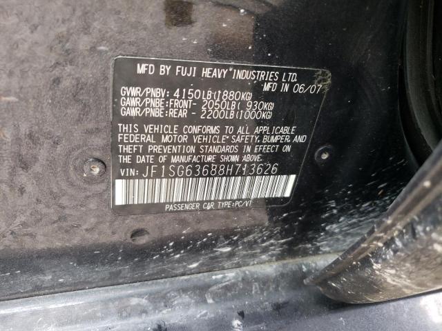 Фото 10 с аукциона – 2008 SUBARU FORESTER 2 с VIN JF1SG63688H713626