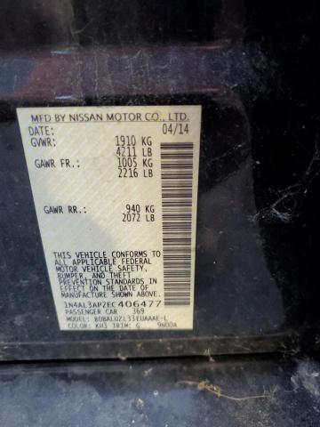 Photo 10 from auction – 2014 NISSAN ALTIMA 2.5 with VIN 1N4AL3AP2EC406477