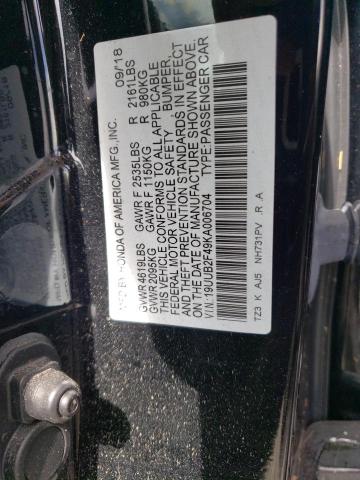Photo 10 from auction – 2019 ACURA TLX TECHNO with VIN 19UUB2F49KA006704