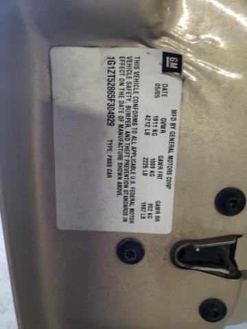 Photo 10 from auction – 2005 CHEVROLET MALIBU LS with VIN 1G1ZT52865F304929