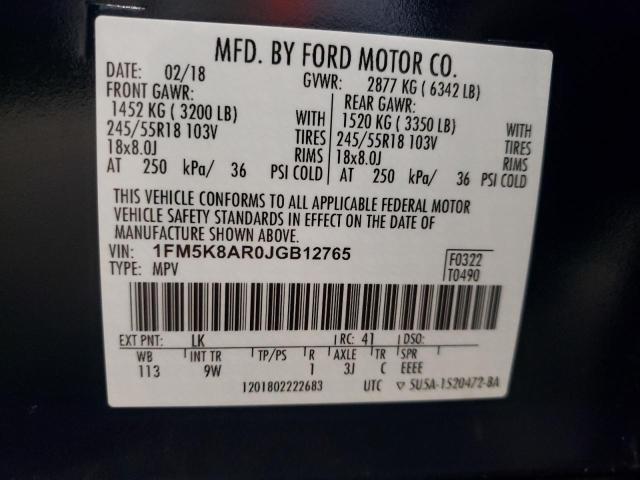 Photo 10 from auction – 2018 FORD EXPLORER P with VIN 1FM5K8AR0JGB12765