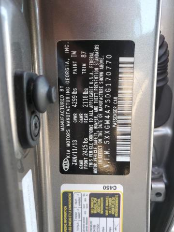 Photo 10 from auction – 2013 KIA OPTIMA LX with VIN 5XXGM4A75DG170770