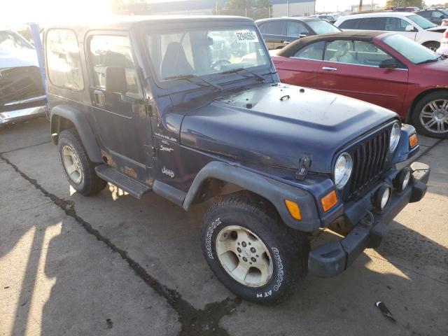 JEEP WRANGLER / 2000 with VIN 1J4FA49S2YP784083 - Photo from auction