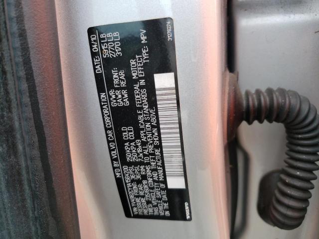 Photo 10 from auction – 2010 VOLVO XC90 3.2 with VIN YV4982CY1A1564200