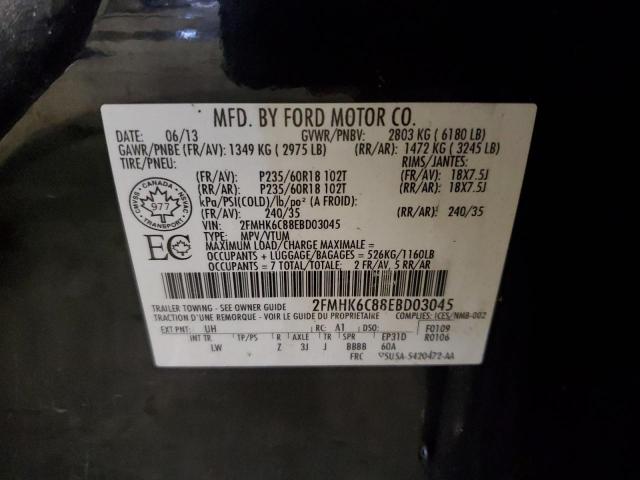 Photo 10 from auction – 2014 FORD FLEX SEL with VIN 2FMHK6C88EBD03045