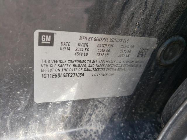 Photo 10 from auction – 2014 CHEVROLET MALIBU 2LT with VIN 1G11E5SL6EF233064