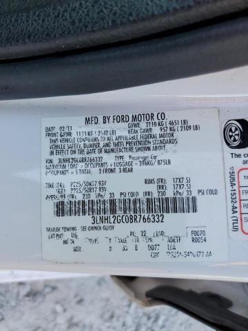 Photo 10 from auction – 2011 LINCOLN MKZ with VIN 3LNHL2GC0BR766332