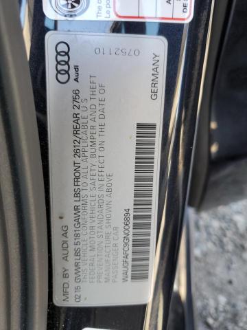 Photo 10 from auction – 2016 AUDI A6 PREMIUM with VIN WAUGFAFC9GN006894