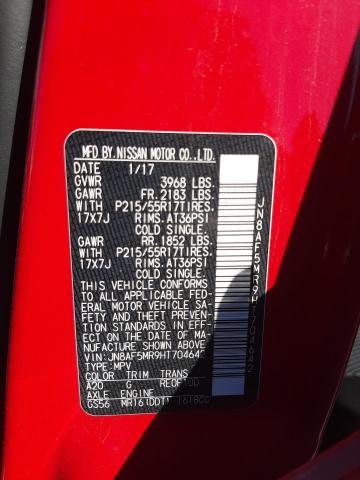 Photo 10 from auction – 2017 NISSAN JUKE S with VIN JN8AF5MR9HT704642
