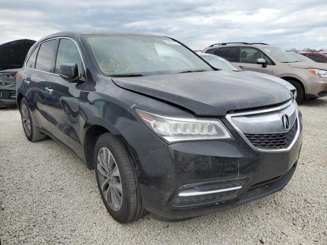 ACURA MDX TECHNO 2015 with VIN 5FRYD4H44FB015485 - Photo from auction