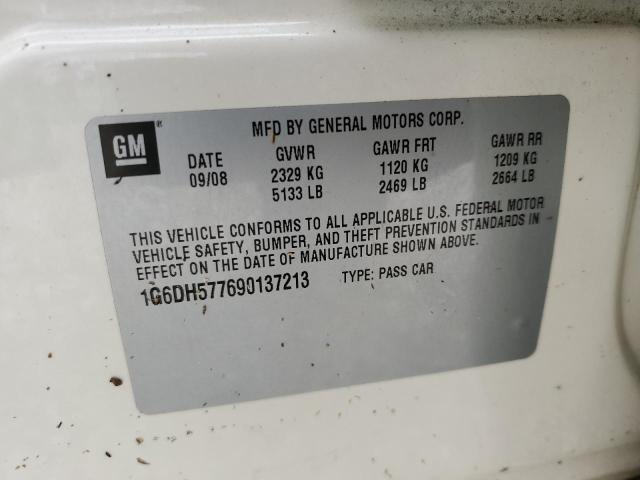 Photo 10 from auction – 2009 CADILLAC CTS with VIN 1G6DH577690137213