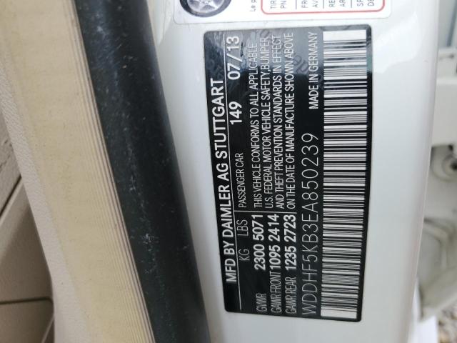 Photo 10 from auction – 2014 MERCEDES-BENZ E 350 with VIN WDDHF5KB3EA850239