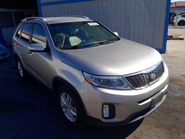 KIA SORENTO LX 2014 with VIN 5XYKTDA75EG490536 - Photo from auction