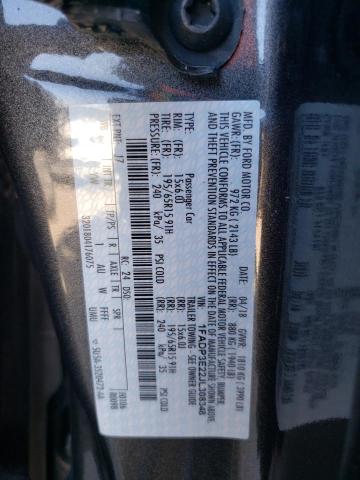 Photo 10 from auction – 2018 FORD FOCUS S with VIN 1FADP3E22JL308348