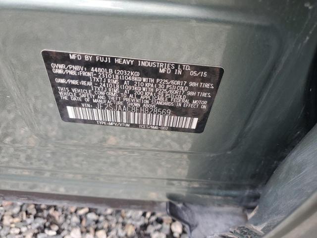 Photo 10 from auction – 2015 SUBARU FORESTER 2 with VIN JF2SJAAC8FH828569
