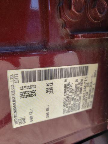 Photo 10 from auction – 2012 NISSAN ALTIMA BAS with VIN 1N4AL2AP8CC166715
