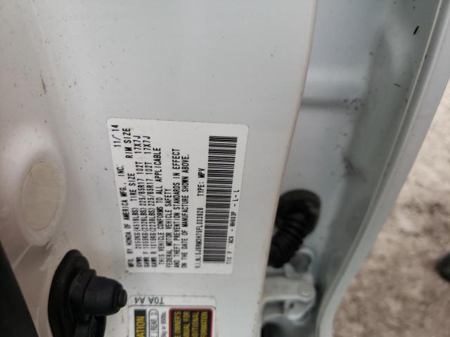 Photo 10 from auction – 2015 HONDA CR-V EXL with VIN 5J6RM3H75FL003928