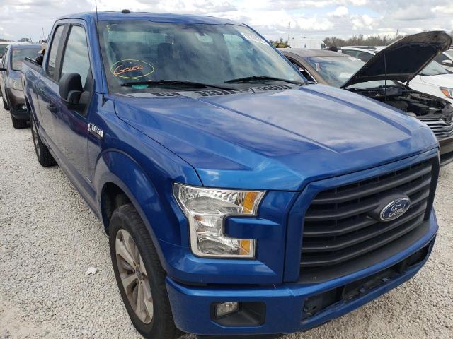 FORD F150 SUPER 2017 with VIN 1FTEX1CP9HFA51487 - Photo from auction