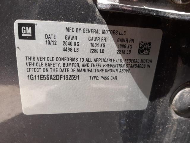 Photo 10 from auction – 2013 CHEVROLET MALIBU 2LT with VIN 1G11E5SA2DF192591
