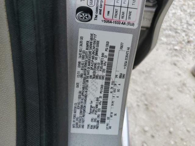 Photo 10 from auction – 2012 FORD FIESTA SE with VIN 3FADP4BJ9CM156717