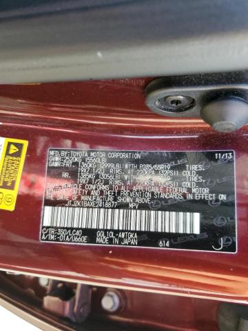 Photo 10 from auction – 2014 LEXUS RX 350 with VIN JTJZK1BAXE2418877