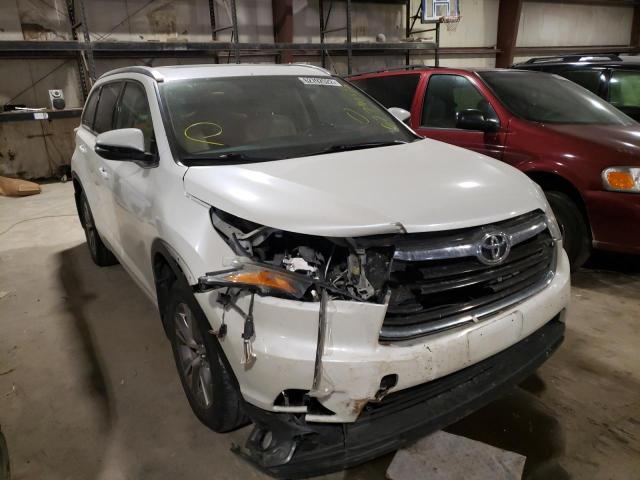 TOYOTA HIGHLANDER 2014 with VIN 5TDJKRFH6ES061776 - Photo from auction