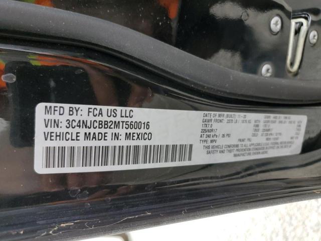 Photo 10 from auction – 2021 JEEP COMPASS LA with VIN 3C4NJCBB2MT560016