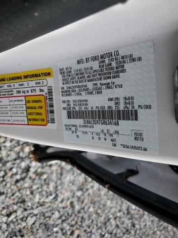 Photo 10 from auction – 2016 LINCOLN MKZ with VIN 3LN6L2G97GR634168