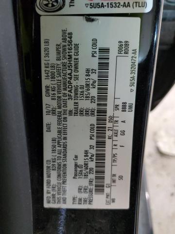 Photo 10 from auction – 2017 FORD FIESTA S with VIN 3FADP4AJ5HM165648