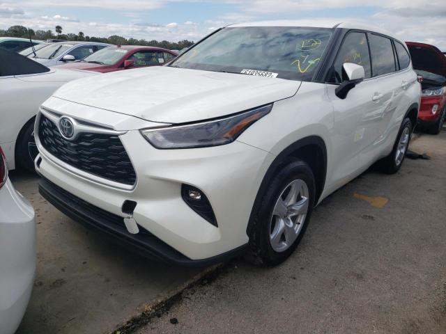 Photo 2 from auction – 2021 TOYOTA HIGHLANDER with VIN 5TDZZRAH4MS517729