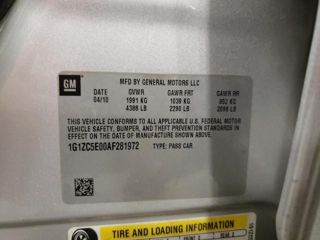 Photo 10 from auction – 2010 CHEVROLET MALIBU with VIN 1G1ZC5E00AF281972